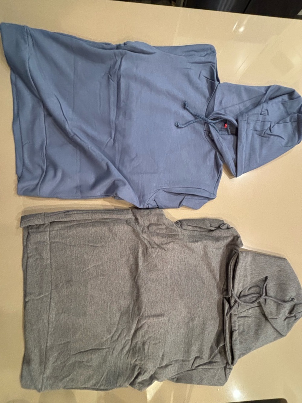 Men's Blue and Gray Hoodie Sweatpants - Brand Unknown